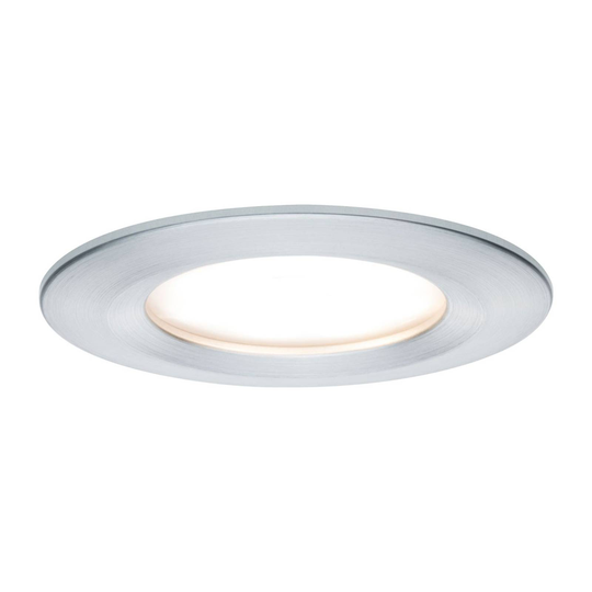Paulmann LED-spot Nova Coin rund, dimbar aluminium