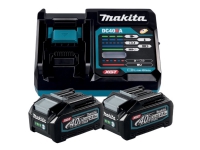 Makita DC40RA - Power Source Kit - batteriladdare + batteri 2 x - Li-Ion - 2.5 Ah