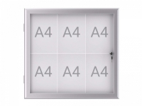MAUL Excite, 651 x 608 mm, Poträtt, Stål, Glas, Gjuten aluminium, 1 dörr/dörrar, 739 mm