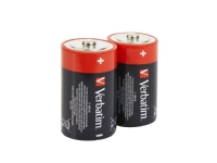 Verbatim - Batteri 2 x D - alkaliskt
