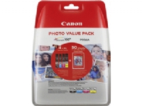 Canon CLI-551XL C/M/Y/BK Photo Value Pack - 4-pack - 11 ml - svart, gul, cyan, magenta - original - blister - bläcktank - för PIXMA iP8750, iX6850, MG5550, MG5650, MG5655, MG6450, MG6650, MG7150, MG7550, MX725, MX925