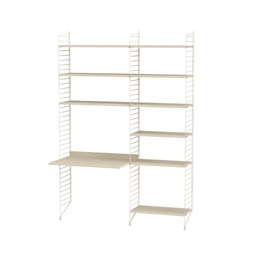 String Stringhylla kontor ask & beige - Kombination B
