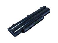 CoreParts - Batteri för bärbar dator litiumjon 6-cells 4400 mAh - svart - för Fujitsu LIFEBOOK A532