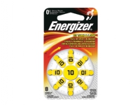 Energizer Hearing Aid 10 Zinc Air 8 Pack - Batteri 8 x PR70 - Zink-luft - 91 mAh