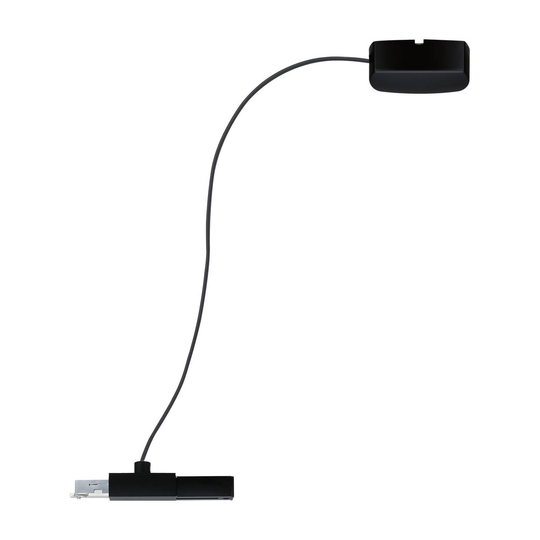 Paulmann URail ZigBee kabelmatare, svart matt