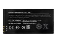 MicroSpareparts Mobile - Batteri - Li-pol - 2200 mAh - för Microsoft Lumia 735 Nokia Lumia 735