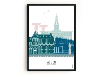 Mevrouw Emmer Poster Assen A3 kleur