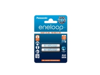 Panasonic eneloop BK-4MCCE - Batteri 2 x AAA - NiMH - (uppladdningsbara) - 750 mAh