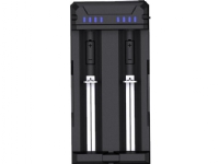 XTAR FC2 batterioplader til Li-ion / Ni-MH cylindriske batterier, 18650 20700 21700 AA AAA