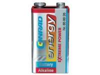 Conrad 658026, Single-use battery, 9V, Alkalisk, Prismatisk, 9 V, 1 styck