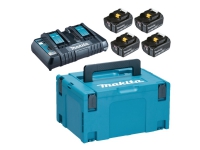 Makita LXT - Batteriladdare + batteri 4 x - Li-Ion - 6 Ah - 108 Wh