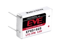 EVE EF651625 Special-batterier LTC-7PN U-loddeben Lithium 3.6 V 750 mAh 1 stk