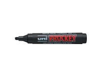 Permanent marker Uni-ball Prockey PM-126, skrå, sort