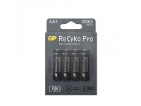GP Batteries ReCyko Pro, Laddningsbart batteri, AA, Nickel-metallhydrid (NiMH), 1,2 V, 4 styck, 2000 mAh