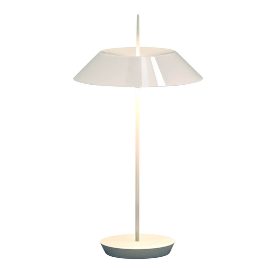 Vibia Mayfair Mini LED-bordslampa, batteri, beige