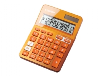 Canon LS-123K - Skrivbordskalkylator - 12 siffror - solcellspanel, batteri - orange metallic