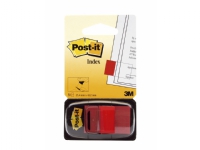 Post-it indexfaner 680-1 rød 25,4x43,2mm 50stk/pak - (50 stk.)