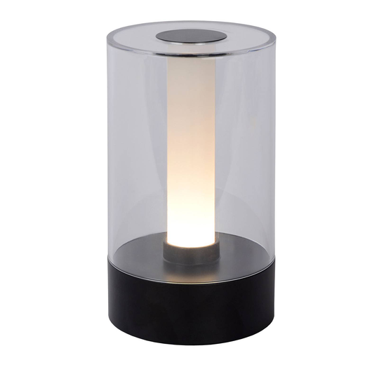 Bordslampa Tribun med batteri och dimmer svart