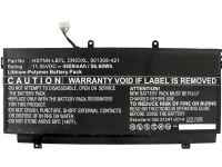 CoreParts - Batteri för bärbar dator - litiumpolymer - 4900 mAh - 56.6 Wh - svart - för HP Spectre x360 13-ac033dx