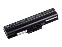 CoreParts - Batteri för bärbar dator (likvärdigt med: Sony VGP-BPS13/B) - 5200 mAh - svart - för Sony VAIO FW Series VGNFW139, VGN-FW190, FW320, FW370, FW375, FW378