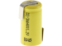 Mexcel D-2/3AA400 Special-batteri 2/3 AA Z-loddefane, Flat-Top NiCd 1.2 V 400 mAh