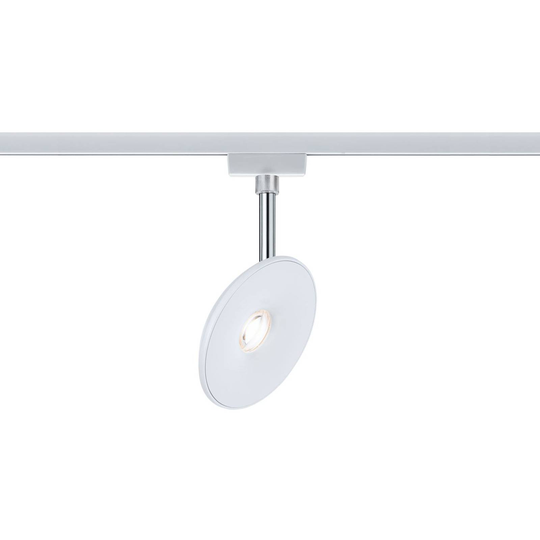 Paulmann URail LED-spot Sphere, vit/krom