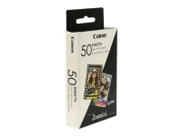 Canon ZINK - Självhäftande - 50 x 76 mm 50 ark fotopapper - för Canon Zoemini ivy CLIQ+2, CLIQ2 Zoemini C, S, S2