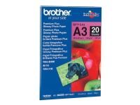 Brother Innobella Premium Plus BP71GA3 - Blank - A3 (297 x 420 mm) - 260 g/m² - 20 ark fotopapper - för Brother HL-J6000, MFC-J2340, J3540, J3940, J5630, J6580, J6583, J6983, J6995, J6997, J6999