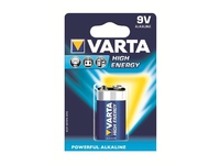 Varta High Energy - Batteri 9V - alkaliskt - 550 mAh