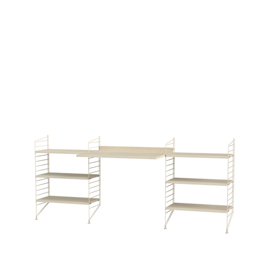 String Stringhylla kontor ask & beige - Kombination D
