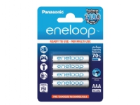 Panasonic eneloop BK-4MCCE - Batteri 4 x AAA - NiMH - (uppladdningsbara) - 750 mAh