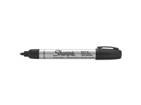 Permanent marker Sharpie, industriel, rund, spids, sort