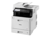 Brother MFC-L8900CDW - Multifunktionsskrivare - färg - laser - A4/Legal (media) - upp till 31 sidor/minut (utskrift) - 300 ark - 33.6 Kbps - USB 2.0, Gigabit LAN, Wi-Fi(n), USB-värd, NFC - med Brother PRINT AirBag för 400.000 sidor