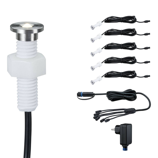 Paulmann Plug & Shine inbyggnadslampa 93695 5-pack