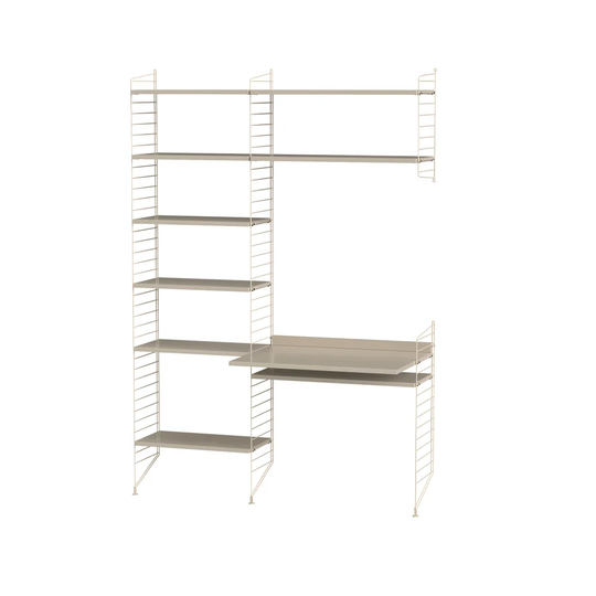 String Stringhylla kontor beige - Kombination G