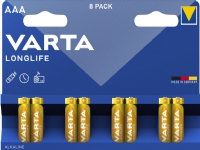 Varta Longlife 4103 - Batteri 8 x AAA / LR03 - alkaliskt