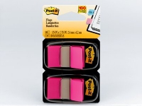 Post-it Index medium flag, i dobbeltpakke, pink, pakke a 50 ark