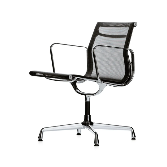 Vitra EA 108 kontorsstol netweave nero, kromstativ