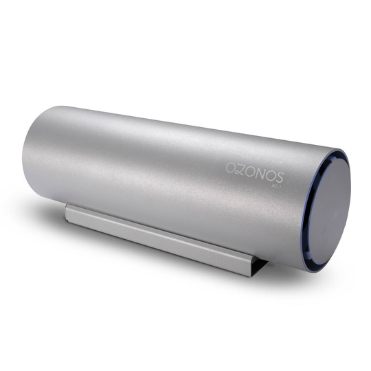 Ozonos AC-1 Pro luftrenare 0,210 ppm O3 silver