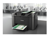Canon MAXIFY MB5150 - Multifunktionsskrivare - färg - bläckstråle - A4 (210 x 297 mm), Legal (216 x 356 mm) (original) - A4/Legal (media) - upp till 22 sidor/minut (kopiering) - upp till 24 ipm (bilder per minut) (utskrift) - 250 ark - 33.6 Kbps - USB 2.0, LAN, Wi-Fi(n), USB-värd
