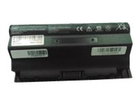 CoreParts - Batteri för bärbar dator (likvärdigt med: ASUS A42-G75) - litiumjon - 8-cells - 4400 mAh - svart - för ASUS G75VW G75VX