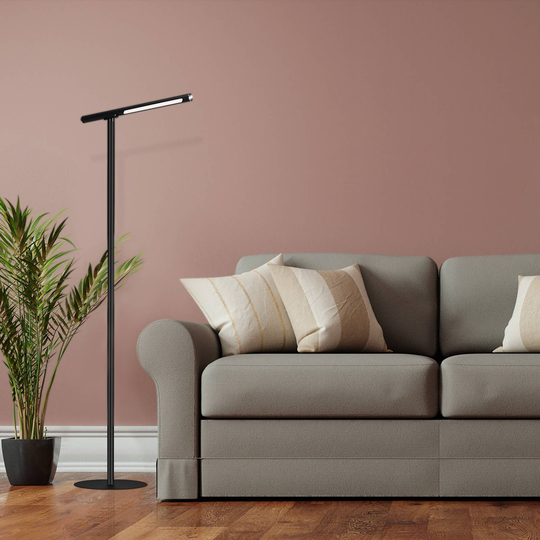LED-golvlampa Everywhere, USB med batteri, svart