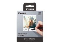 Canon XS-20L - Färg (cyan, magenta, gul) - bläckbandskassett och papperssats - för SELPHY Square QX10
