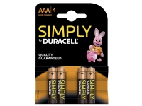 Duracell Simply MN2400 - Batteri 4 x AAA - alkaliskt