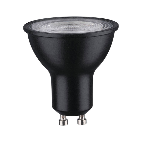 Paulmann LED-reflektor GU10 7 W 2 700 K svart