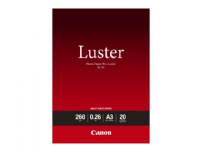 Canon Photo Paper Pro Luster LU-101 - Lyster - 260 mikrometer - A3 (297 x 420 mm) - 260 g/m² - 20 ark fotopapper - för PIXMA PRO-1, PRO-10, PRO-100