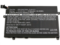 CoreParts - Batteri för bärbar dator - litiumpolymer - 4100 mAh - 44.9 Wh - svart