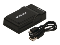 Duracell - USB-batteriladdare - 1 x batterier laddas - svart - för Fujifilm NP W126