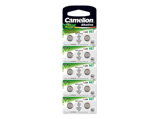 Camelion AG7 / 395 / 399 / LR927 Knappcellsbatteri 10-pack