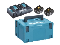 Makita DC18RD - Charger + battery 2 x - Li-Ion - 5 Ah - 90 Wh